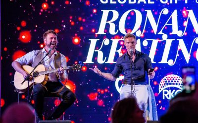 Enormous Success of The Philantrhopic Global Gift & Ronan Keating Golf, Gala and Concert, with Maria Bravo and The Irish Pop Star